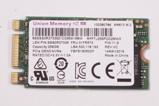 01FR573 for LENOVO -    256GB M.2 2242 NVMe PCIe SSD Drive 81QF0002US S340-15IWL