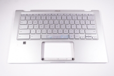 13N1-7EA0901 for Asus -  US Palmrest Keyboard Silver