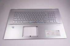13N17GA0S01 for ASUS -    US Palmrest Keyboard silver X712JA-212.V17WN-11