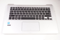 13NB05Y1AM0221 for ASUS -    Palmrest Keyboard Us Keyboard Silver TP300L