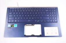 13NB0JX1AM0231 for Asus -  US Palmrest Keyboard BLUE