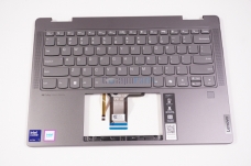 5CB1N97636 for LENOVO -    US Palmrest Keyboard  Storm Grey 83DJ0002US