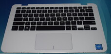 82JVP for DELL -  PHFK2  Palmrest Us Keyboard INSPIRON 11 3162 White i3162