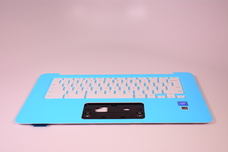 830879-001 for HP -    Palmrest Us Keyboard Sky Blue 14-AK030NR