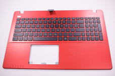 90NB00T7-R31US0 for ASUS -    Palmrest Us Keyboard Red F550CA X550VA-3F R510C