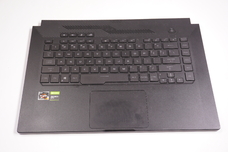 90NR0213-R31UI0 for ASUS -    US Palmrest Keyboard Black GU502DU