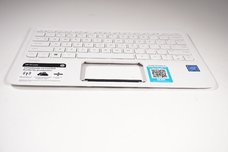 910459-001 for HP -    TOP COVER, Snow White WITH KEYBOARD US 11-AH112DX
