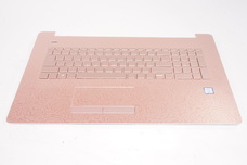 934119-001 for HP -    Palmrest & Keyboard Rose Gold 17-BS027CY