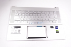AM3RU000220 for HP -    US Palmrest Keyboard Natural Silver 16-H1023DX