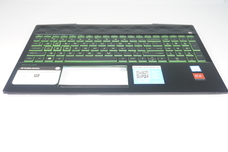 L20671-001 for Hp -  US Palmrest Keyboard Backlit Green