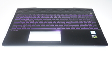 L20672-001 for HP -    US Palmrest Keyboard VIOLET 15T-CX0000
