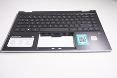 L96524-001 for HP -    US NS Palmrest Ash Gray Keyboard 14M-DW0013DX 14M-DW1013DX
