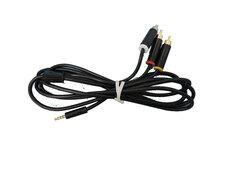 RCA-AUDIO-VIDEO-AV for XBox -  Microsoft  360 Slim E Composite RCA Audio Video AV 3.5mm Cable Cord