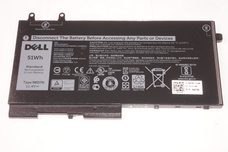 W8GMW for Dell -   51WH 11.4V 4255mAh Battery
