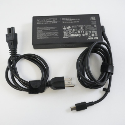 0A001-01121200 Asus 200W 20V 10A 3P USB C Adapter GA605WI-G16.R94070
