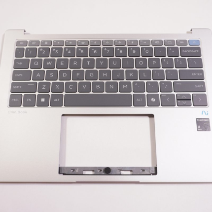 4600UX1L0001 Hp US Palmrest Keyboard BL Glacier Silver 14-FE1003DX A9FF7UA#ABA