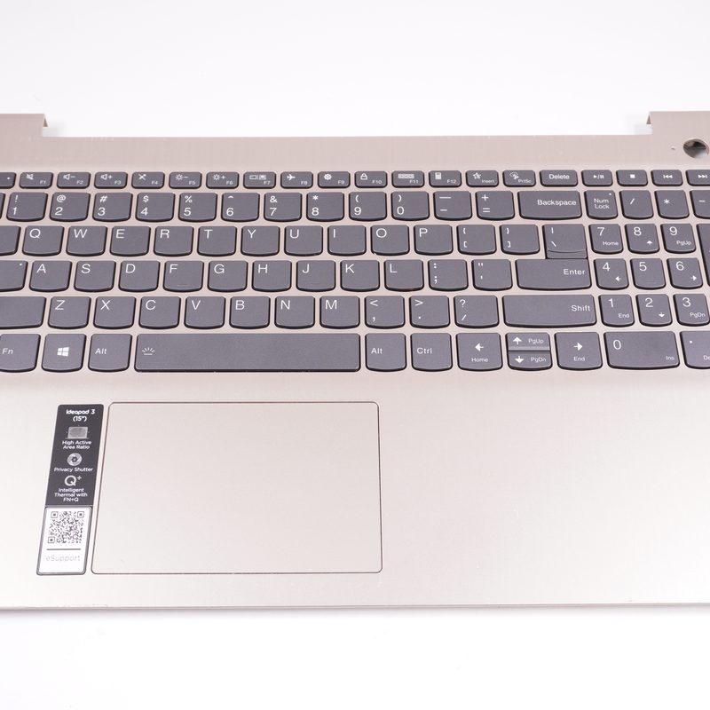 5CB1B69032 Lenovo US Palmrest Keyboard  Beige 82H800JFUS IDEAPAD 3-15ITL6