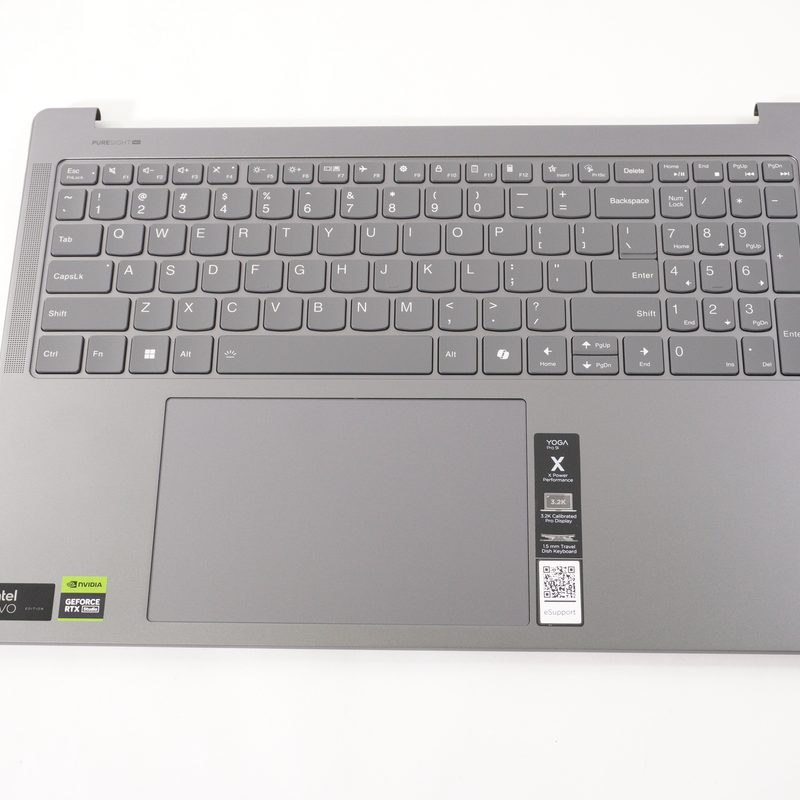 5CB1N62249 Lenovo US Palmrest Keyboard Luna Grey 83DN0007US Yoga Pro 9 16IMH9