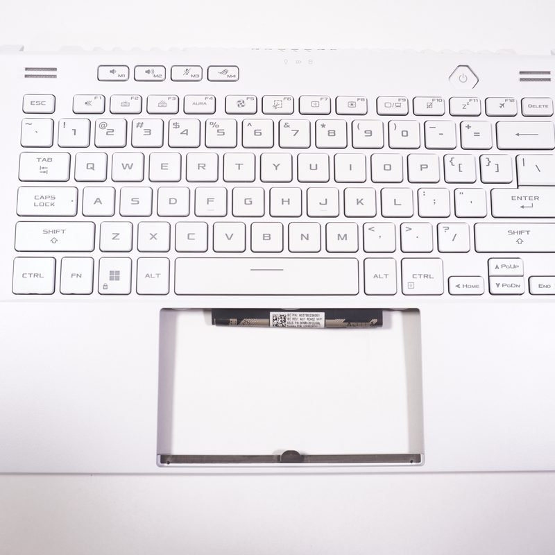 6053B2014201 Asus US Palmrest Keyboard White GA402RK-G14.R96800