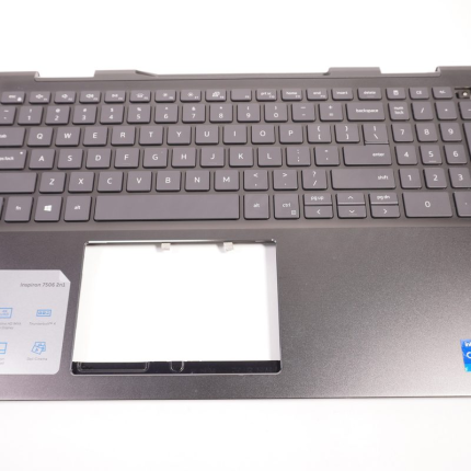 6MTCV Dell US Palmrest Keyboard I7500-7289BLK  I7506-7784BLK