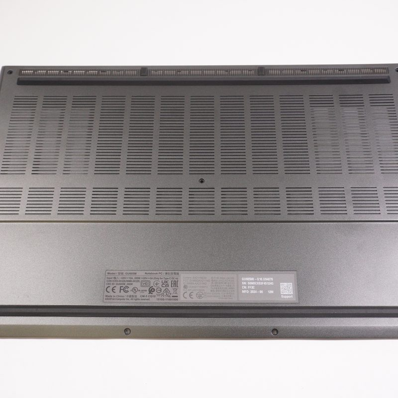 90NR0IT1-R7DM10 Asus Bottom Base Cover Eclipse Gray GU605MI-G16.U94070