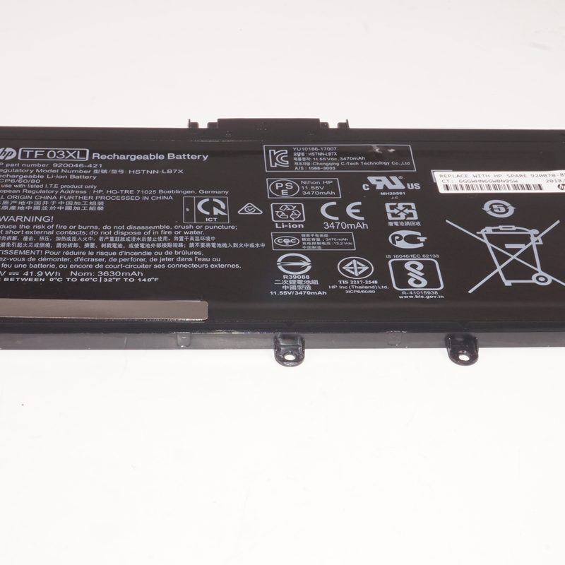 920070-856 HP 11.55V 41WH 3470 mAh  Battery 14M-CD0006DX 14M-CD0003DX