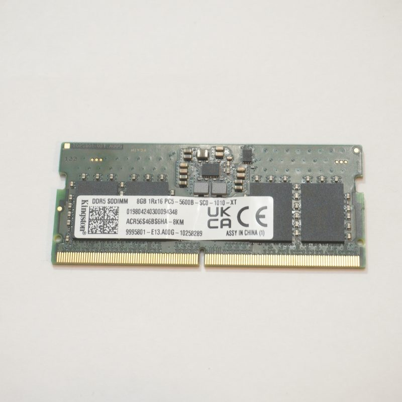 ACR56S46BS6HA-8KM Kingston 8GB 1RX16 PC5-5600B SO-DIMM MEMORY