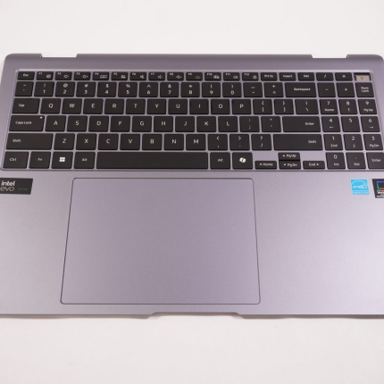 BA97-13230A Samsung US Palmrest Keyboard Moonstone Gray NP960QGK-KG1US