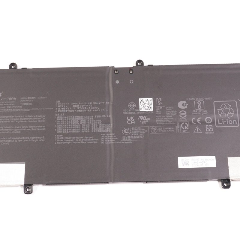 C22N2211 Asus 75Wh 7.74V 9420 mAp Battery  Q425MA-U71TB