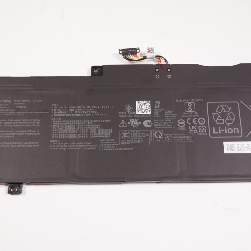 C31N2310  Asus 71Wh 11.67V 5825Mah Battery HT5306QA Q5507QA-S15.X1P512