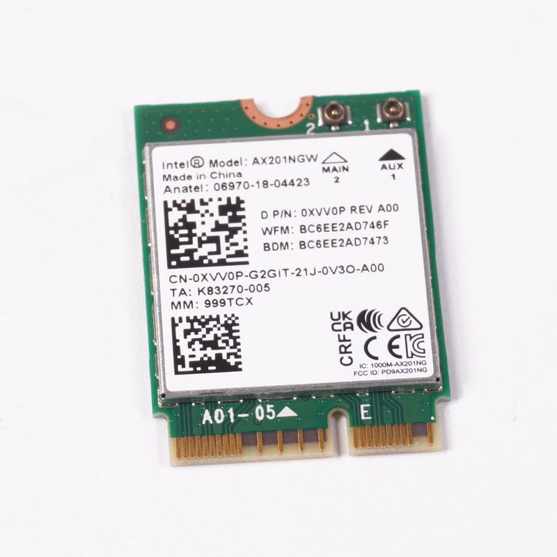 CN-0XVV0P Dell Wireless Card INSPIRON 5502  I7-1165G7