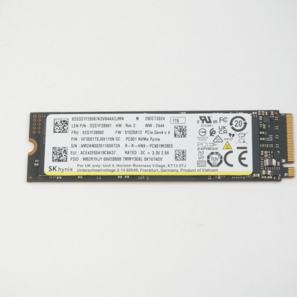 HFS001TEJ9X115N Hynix 1TB PCIe NVMe Gen4x4 M.2 2280 SSD Drive Legion 7 16IRX9