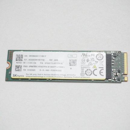 HFS001TEJ9X125NBC Hynix 1TB PCIe NVMe M.2 2280 SSD Drive