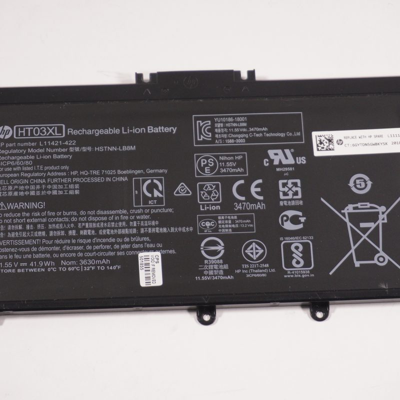 L11421-422 Hp 41.7 Wh 3615Mah 11.55V Battery 17-BY0011DS