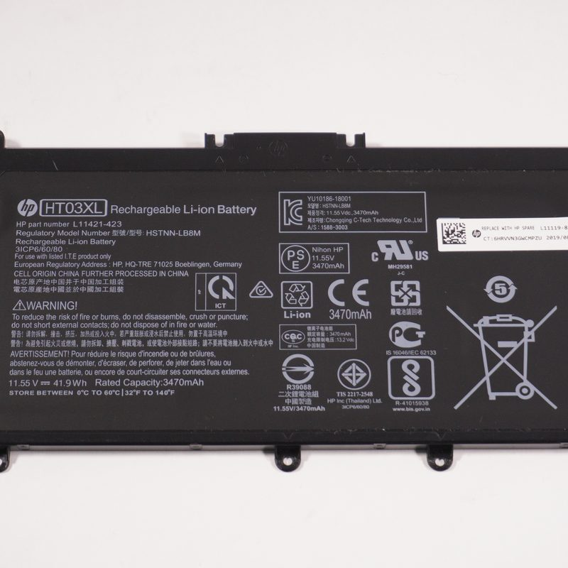 L11421-423 Hp PR;LGC496080L1,3.63AH
