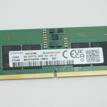 M425R1GB4PB0-CWM0D Samsung 8GB 1Rx16 PC5-5600B 5600Mhz SO-DIMM Memory