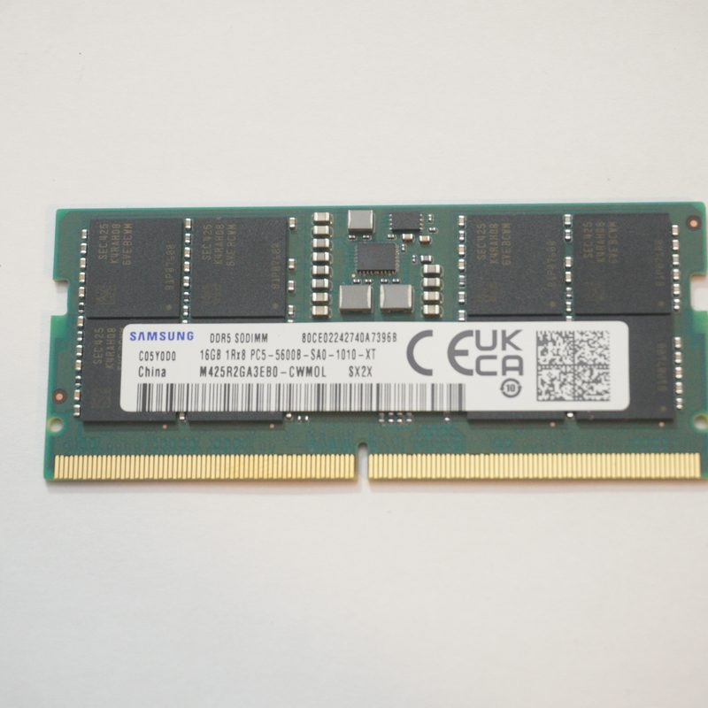 M425R2GA3EB0-CWM0L Samsung 16GB 1RX8 PC5-5600B DDR5 5600MHZ SO-DIMM Memory