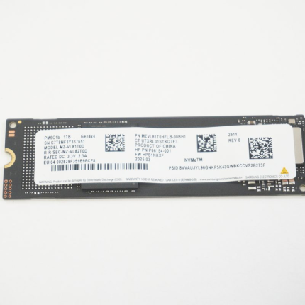MZVL81T0HFLB-00BH1 Samsung 1TB NVMe PCIe Gen4x4 M.2 2280 SSD Drive