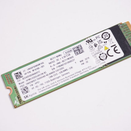 N04490-001 Hp 512GB PCIe NVMe Gen4x4 M.2 2280 SSD Drive