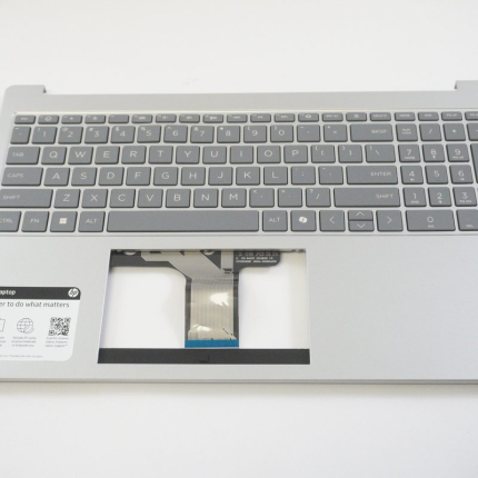 P26455-001 Hp US Palmrest Keyboard Silver 15-FD0127DX
