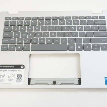P35100-001 Hp US Palmrest Keyboard Glacier Silver 14-FP0023DX
