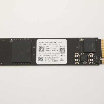 SDDPNQD-512G-1002 Western Digital 512GB NVMe PCIe Gen4x4 SSD Drive