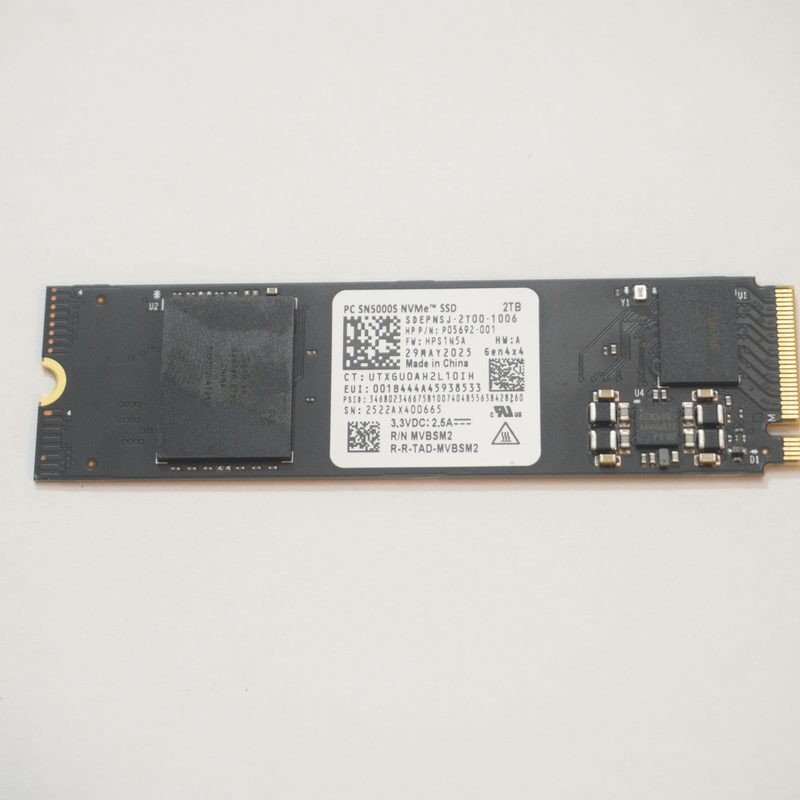 SDEPNSJ-2T00-1006 SanDisk SN5000S 2TB PCIe Gen4 x4 M.2 2280 SSD