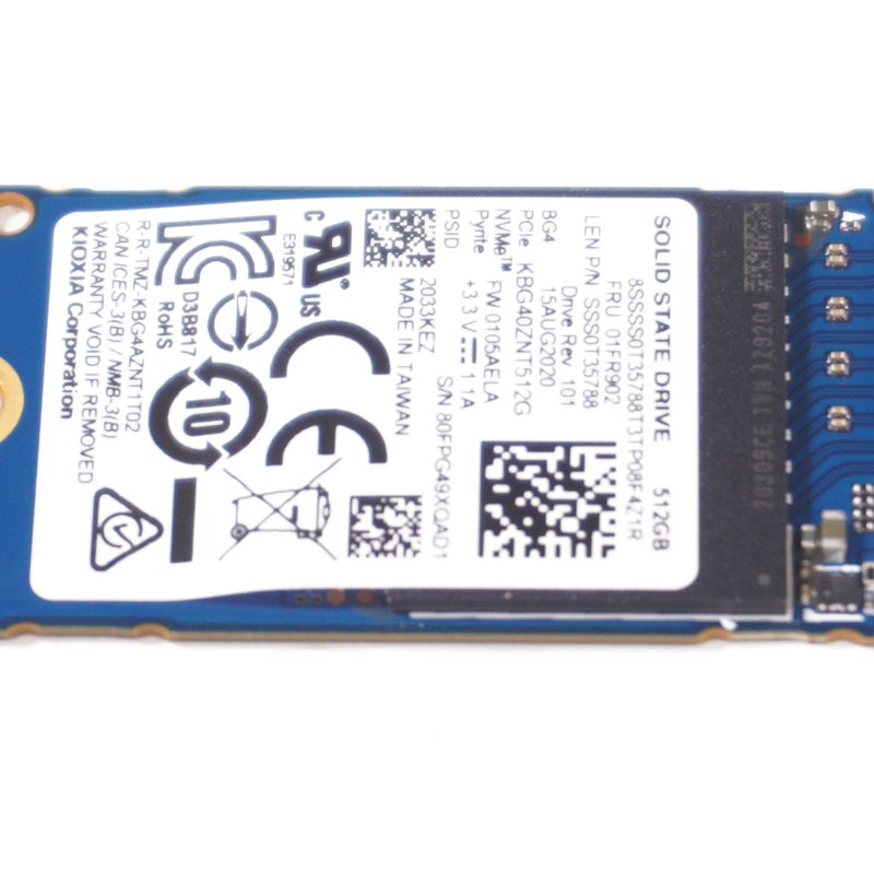 01FR902 Lenovo 512GB M.2 PCIe NVMe SSD Drive 81YK006XUS IDEAPAD 5-15IIL05
