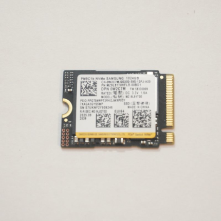 0W2C7M Samsung PM9B1 1TB M.2 2230 NVMe PCIe 4x4 SSD