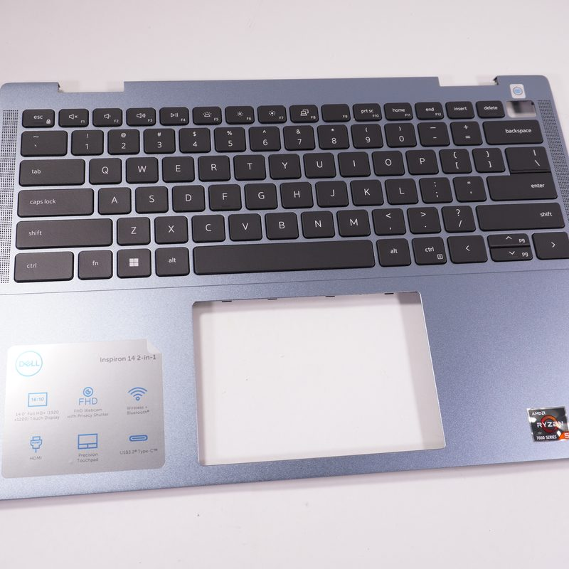 460.0SD0G.0012 Dell US Palmrest Keyboard Lavender Blue I7435-A111BLU-PUS