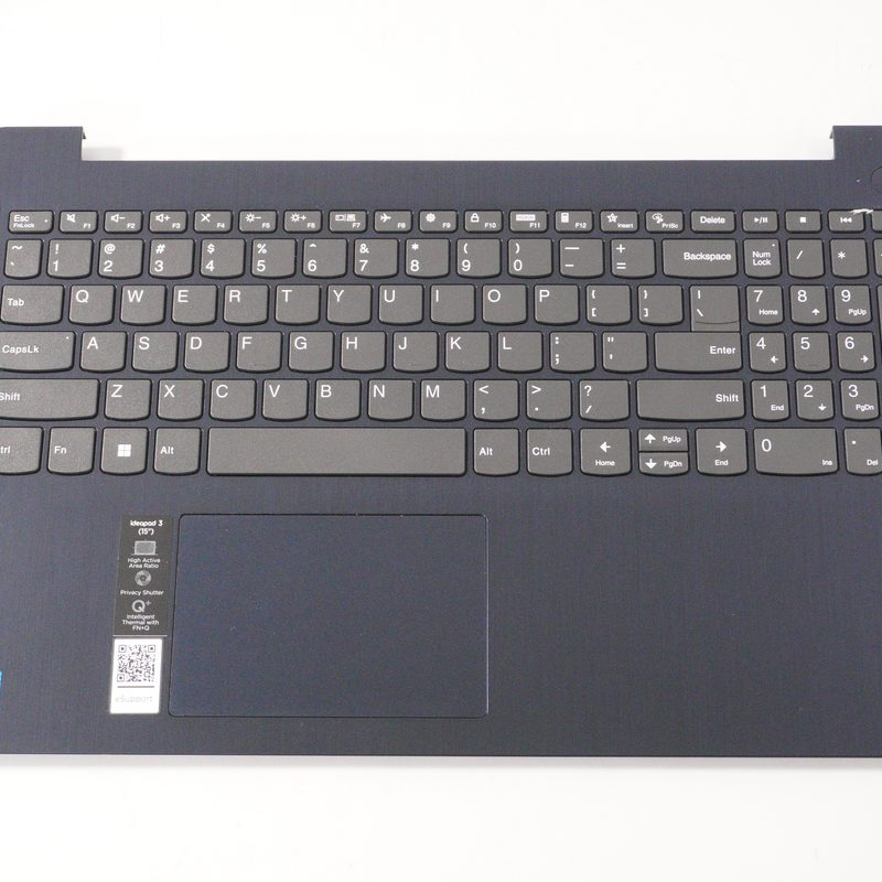 5CB1B69094 Lenovo US Palmrest Keyboard Abyss Blue, 82H803SBUS
