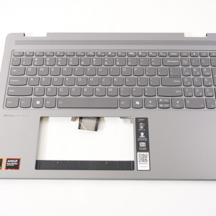 5CB1N96986 Lenovo US Palmrest Keyboard FP Arctic Gray 83DM YOGA 7 2-IN-1 16AHP9