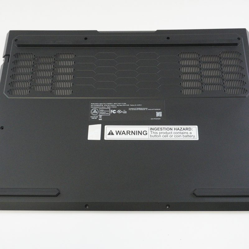 5CB1S31096 Lenovo Bottom Base Cover Eclipse Black 83LU0006US Legion Pro 5 16AFR10