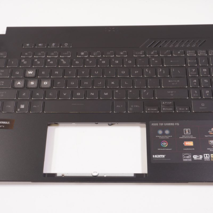6070B2136832 Asus US Palmrest Keyboard Black FX507VI-F15.I74070